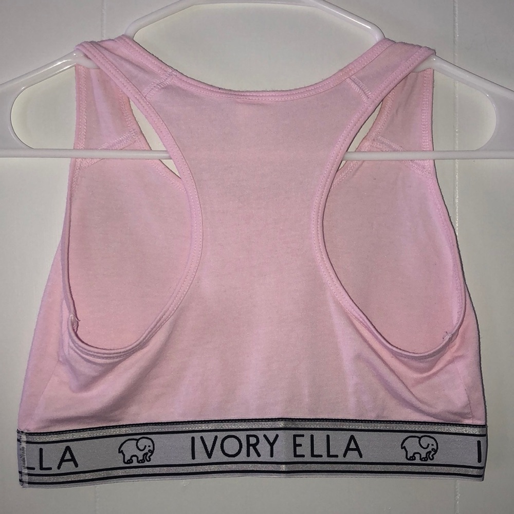 Ivory Ella Racerback Sports Bra - Picture 2 of 2